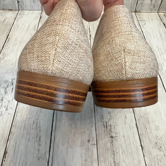 Maurices Shelby D'Orsay Flat Neutral Slip On Summer Shoe Women's Size 11 NEW - Picture 5 of 8